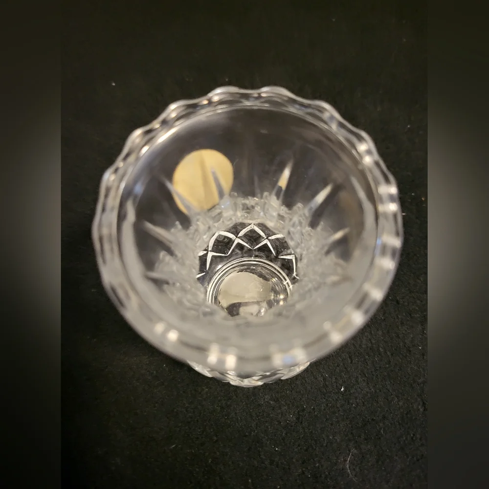 Princess House Lead Crystal Toothpick Holder